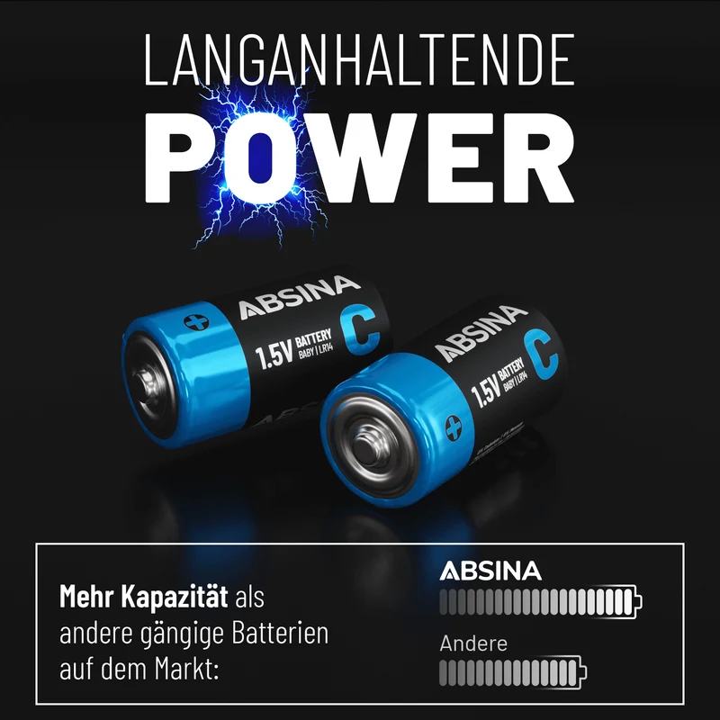Baby C Batterien (LR14), 1,5 V Alkaline