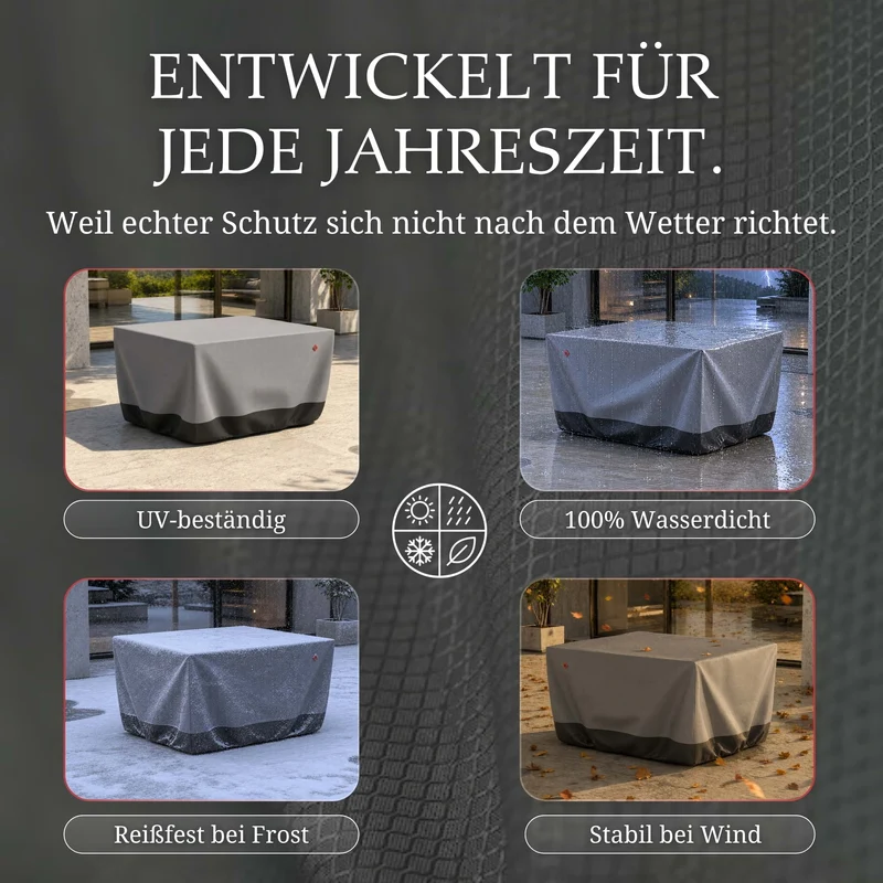 Gartentisch Schutzhülle | Quadratisch