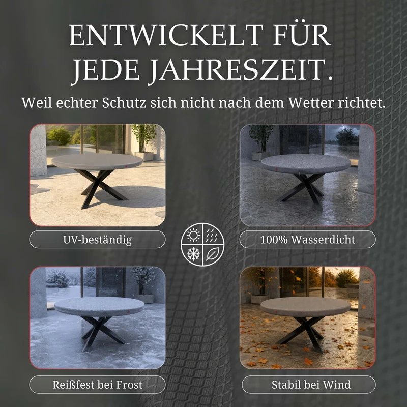 Tischplatten Schutzhülle | Rund