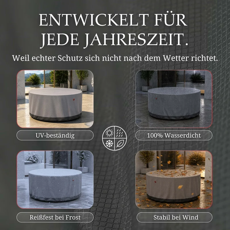 Gartentisch Schutzhülle | Rund