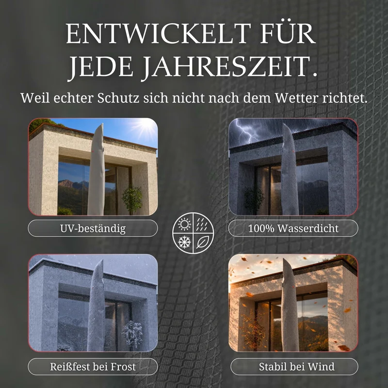 Sonnenschirm Schutzhülle | Mittelstockschirm