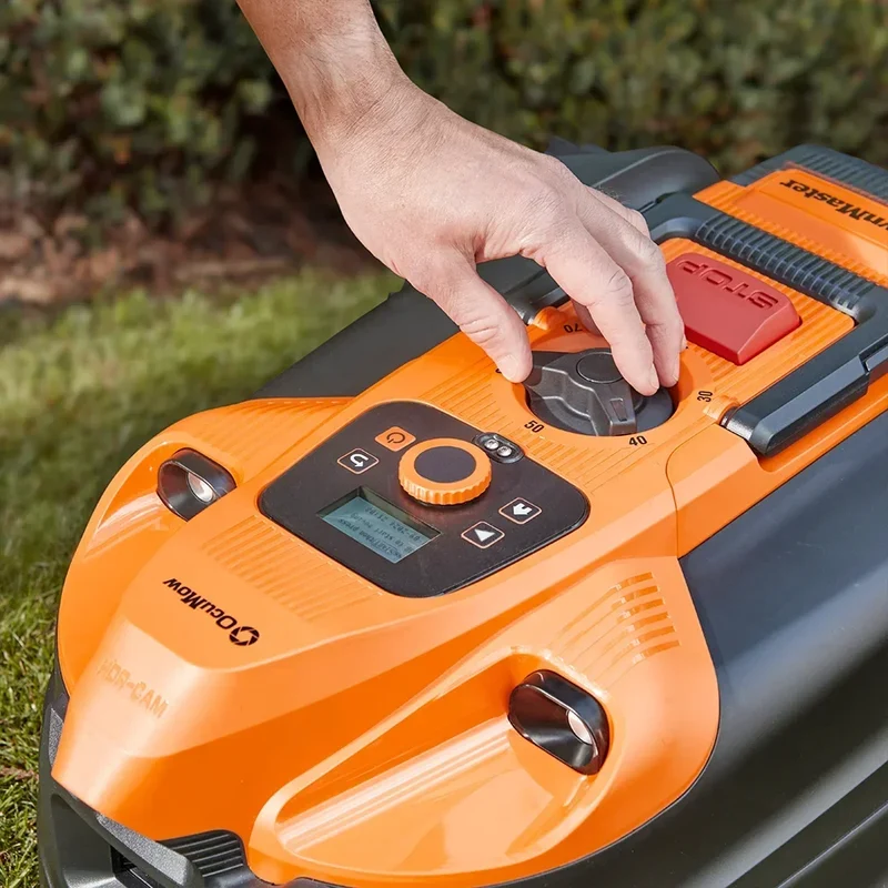 LawnMaster OcuMow® AMD18i-500 | MX 24V Auto Charging Vision Robotic Lawnmower with App