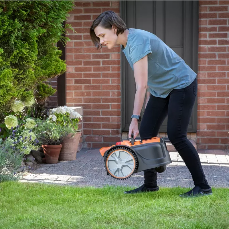 LawnMaster OcuMow® AMB16i-600 Plus Essential Kit | Auto Charging Vision Robot Lawn Mower with App-with Spare Magnetic strip & Blades