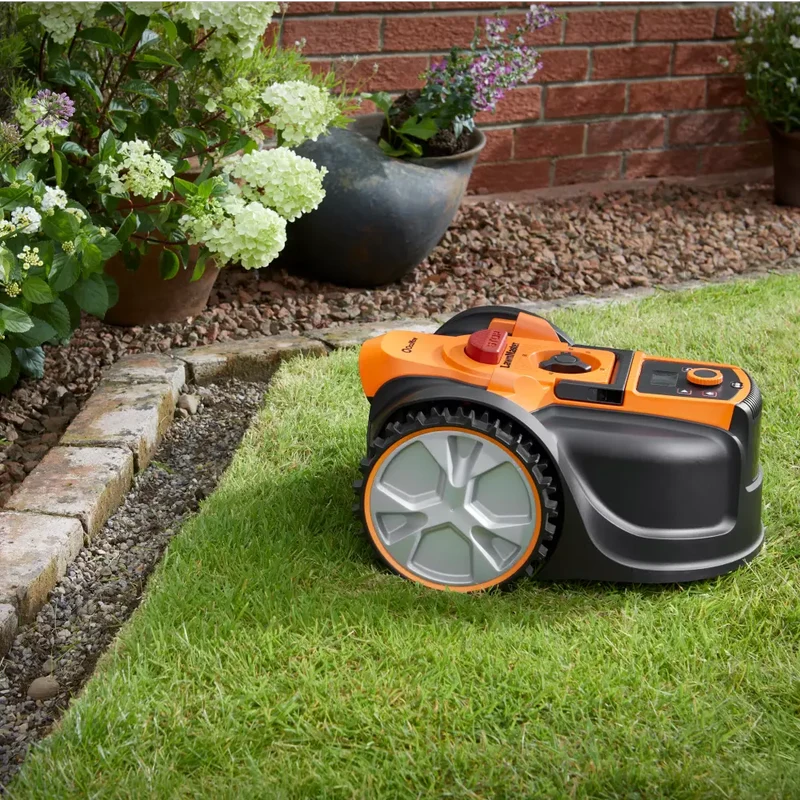 LawnMaster OcuMow® AMB16i-600 Plus Essential Kit | Auto Charging Vision Robot Lawn Mower with App-with Spare Magnetic strip & Blades