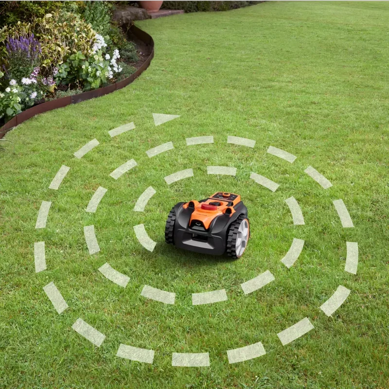 LawnMaster OcuMow® AMB16i-600 Plus Essential Kit | Auto Charging Vision Robot Lawn Mower with App-with Spare Magnetic strip & Blades