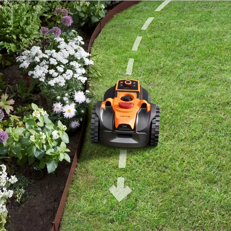 LawnMaster OcuMow® AMB16i-600 Plus Essential Kit | Auto Charging Vision Robot Lawn Mower with App-with Spare Magnetic strip & Blades