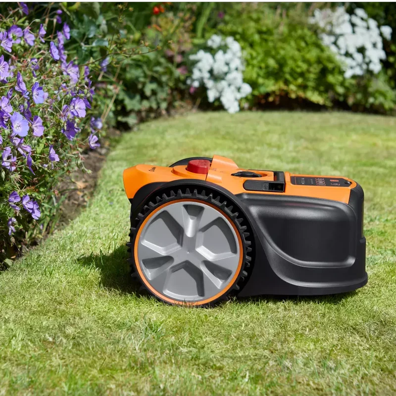 LawnMaster OcuMow® AMB16-400 Essential Kit | Auto Charging Vision Robot Lawn Mower-with Spare Magnetic strip & Blades