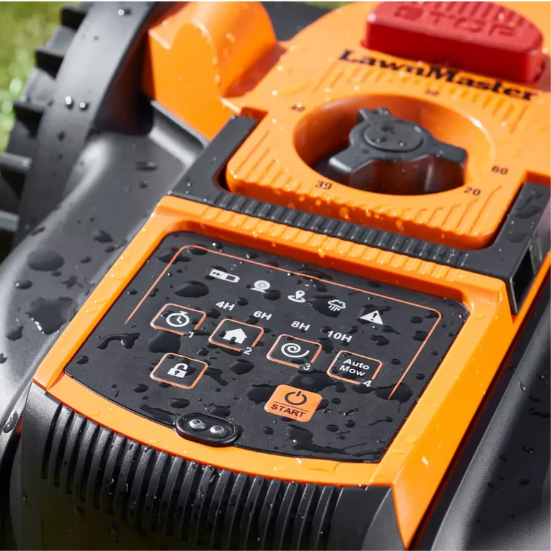 LawnMaster OcuMow® AMB16-400 Essential Kit | Auto Charging Vision Robot Lawn Mower-with Spare Magnetic strip & Blades