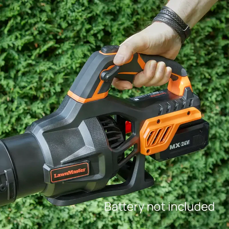 LawnMaster MX 24V Axial Cordless Leaf Blower | Battery Not Included