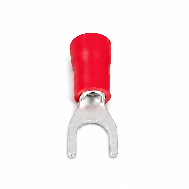 Rote Gabel-Crimpverbinder – verschiedene Größen / 100er-Packung