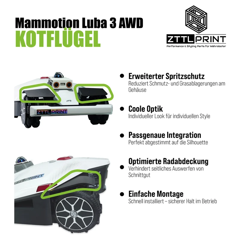 Mammotion Luba 3 AWD Mähroboter Performance Komplettpaket PRO