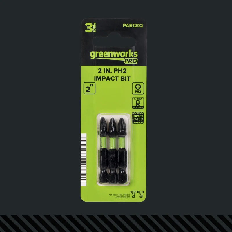 Pro 3-PC 2 in. Impact Rated Bits