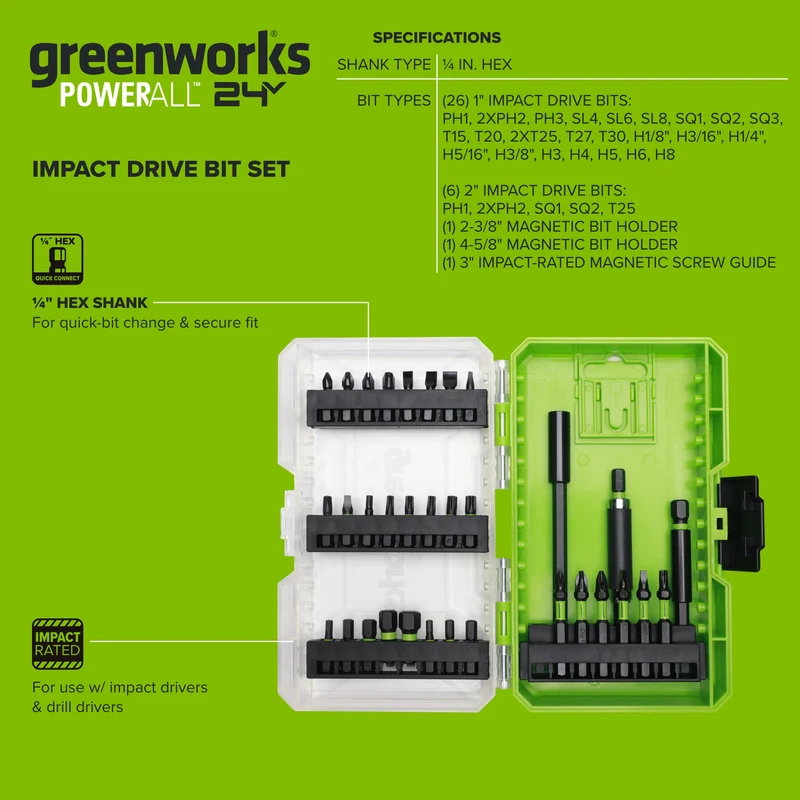 35-PC Impact Bit Set