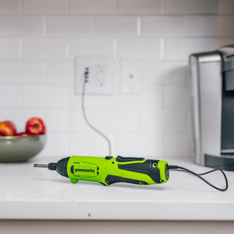 8V Dual-Position Screwdriver, 70 in-lb Torque, 5+1 [Drill] Clutch Settings, with Phillips and Slotted Bits and USB-C Charging Cable