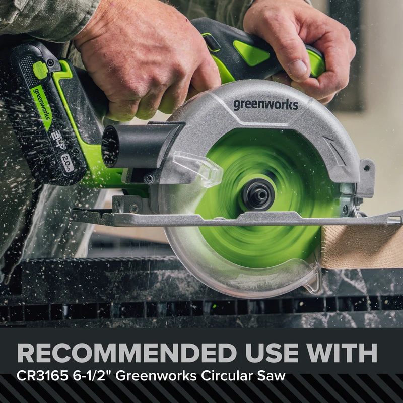 Pro 24-Tooth 6-1/2" Demolition Circular Saw Blade with Construction-Grade Carbide Teeth