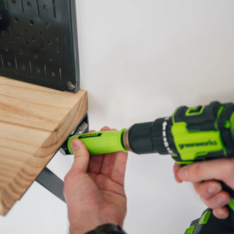 Magnetic 1/4" Hex Shank Right Angle Drill Attachment