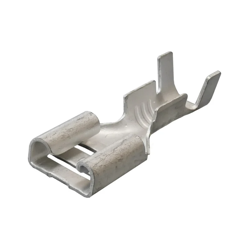Nicht isolierte 6.3-mm-Flachsteckverbinder für 1.5 mm² Kabel / Packung mit 100 Stück