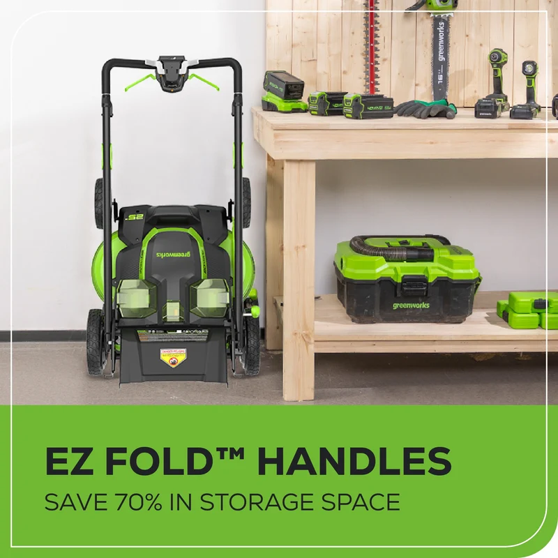 80V 25" Cordless Battery Dual Blade Self-Propelled Mower and 730 CFM Blower Combo Kit: (1) 4.0 Ah Battery and (1) Rapid Charger