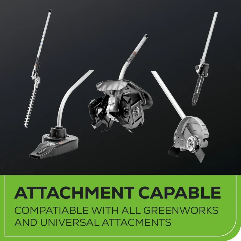80V 16" Gen3 Cordless Brushless String Trimmer (Attachment Capable): 2.5 Ah Battery and Charger