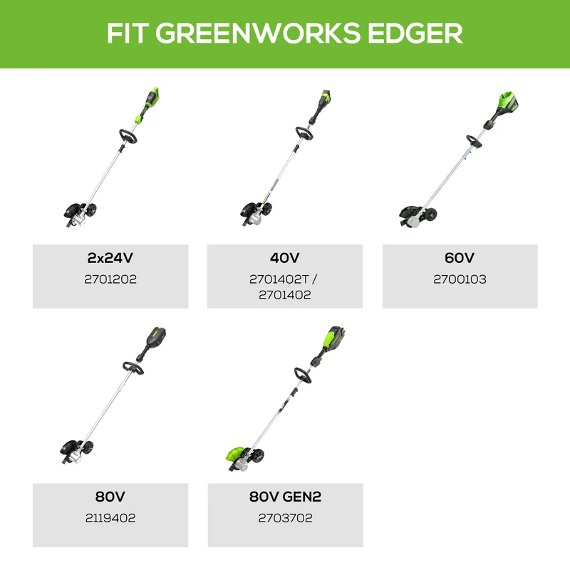 8" Edger Blades (2-Pack)