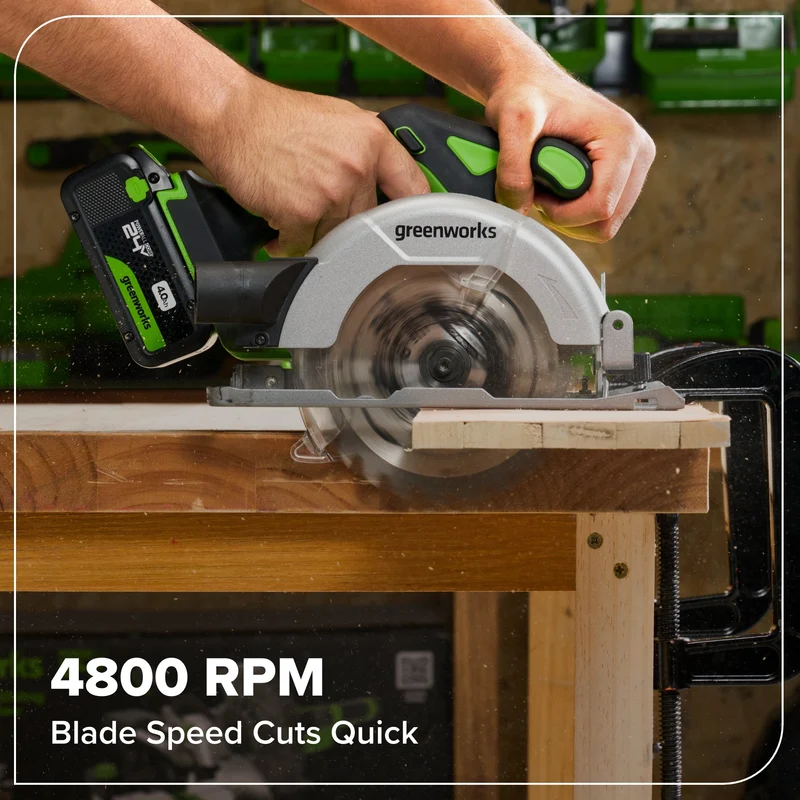 24V Brushless Power Tool 6PC Combo Kit: (2) 2.0 Ah USB-C Batteries and 30W Charger