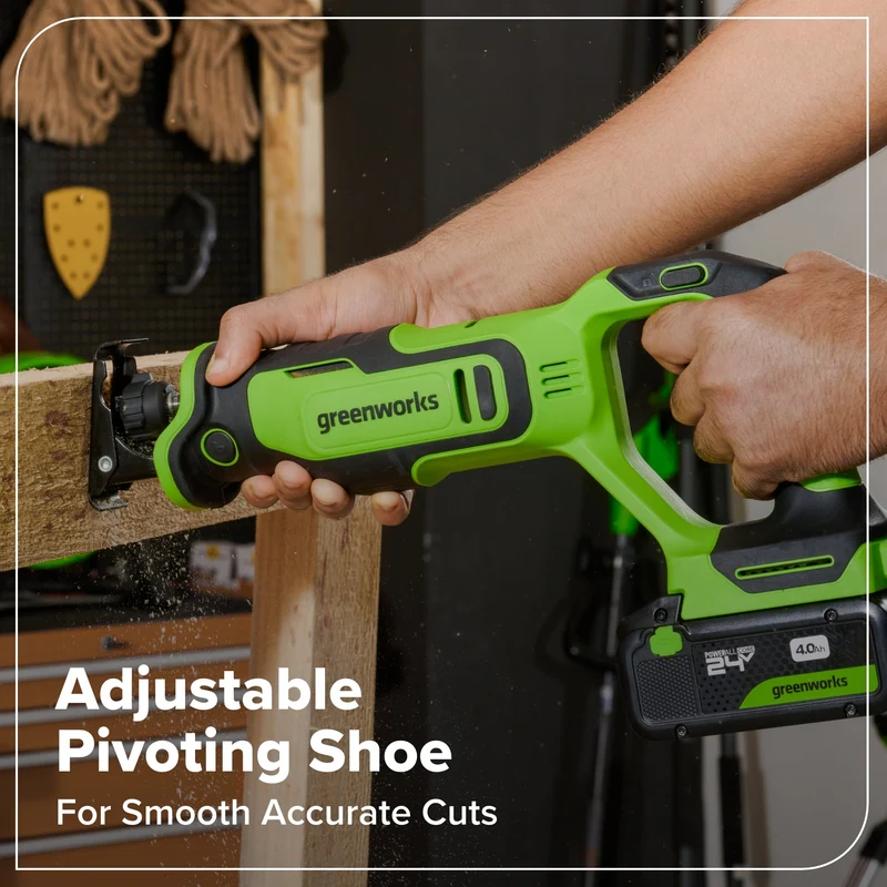 24V Brushless Power Tool 6PC Combo Kit: (2) 2.0 Ah USB-C Batteries and 30W Charger