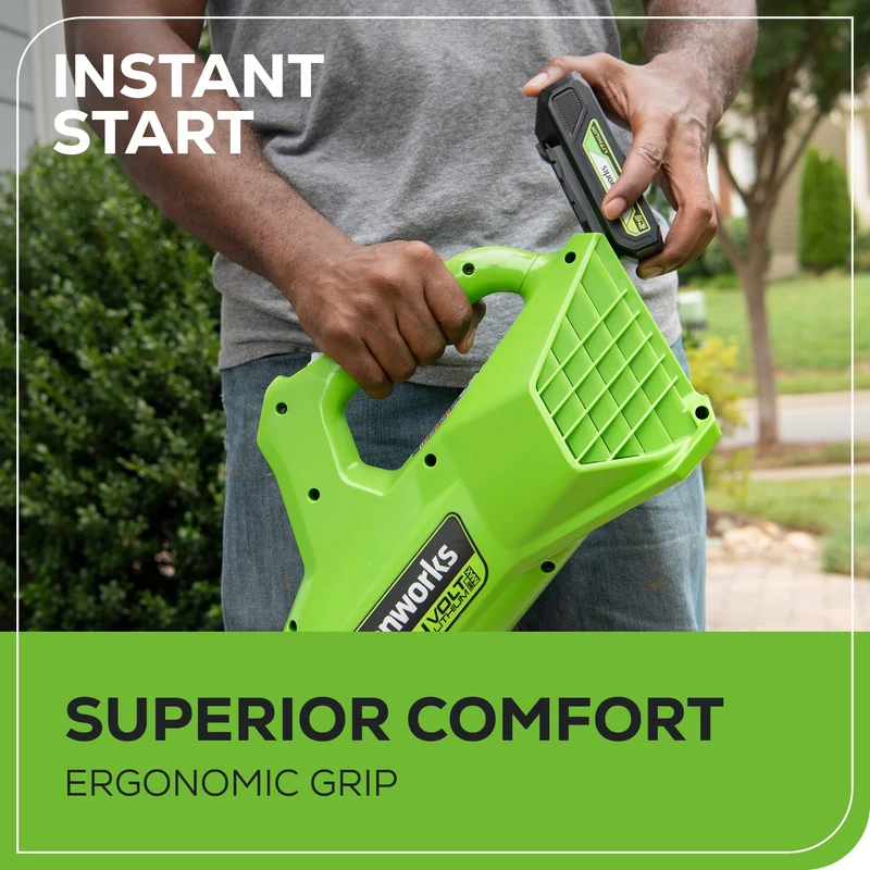 OPEN BOX 48V (24V x 2) 21" Cordless Battery Self-Propelled Mower 3PC Combo Kit: (2) 5.0Ah Batteries,(1) 2.0 Ah Battery,(1) Dual-Port Rapid Charger and (1) Charger