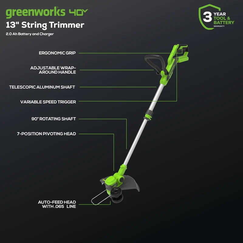 OPEN BOX 40V 21" Cordless Battery Self-Propelled Lawn Mower 3PC Combo Kit, (1) 5.0Ah Battery: (1) 2.0 Ah Battery and (2) Chargers