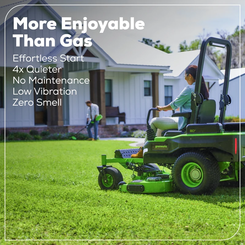 80V 54" MaximusZ Zero Turn Riding Mower with (2) 16.0 Ah and (1) 4.0 Ah Batteries and 1.5kW Charger, MZ5481