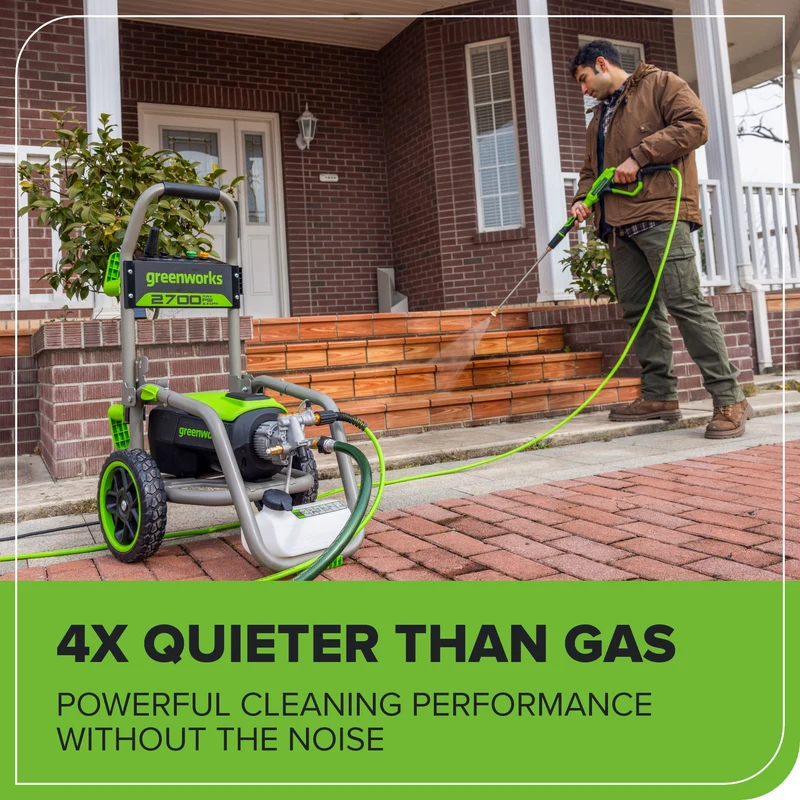 2700 PSI 1.2 GPM Cold Water Electric Pressure Washer
