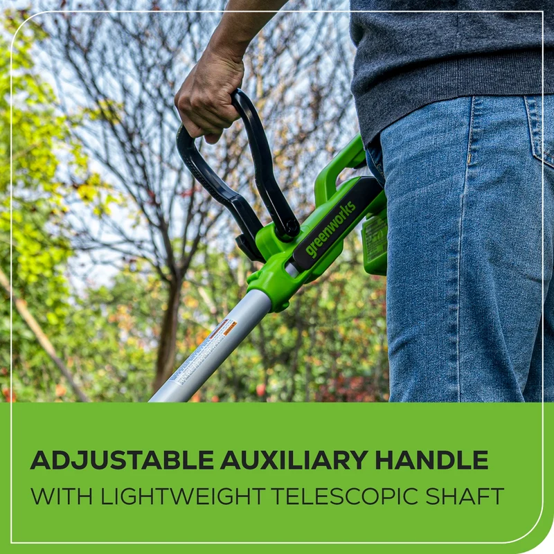 40V 13" Gen 2 String Trimmer and 350 CFM Cordless Battery Leaf Blower Combo Kit, (3).065" Spools,(1)2.0 Ah Battery and Charger