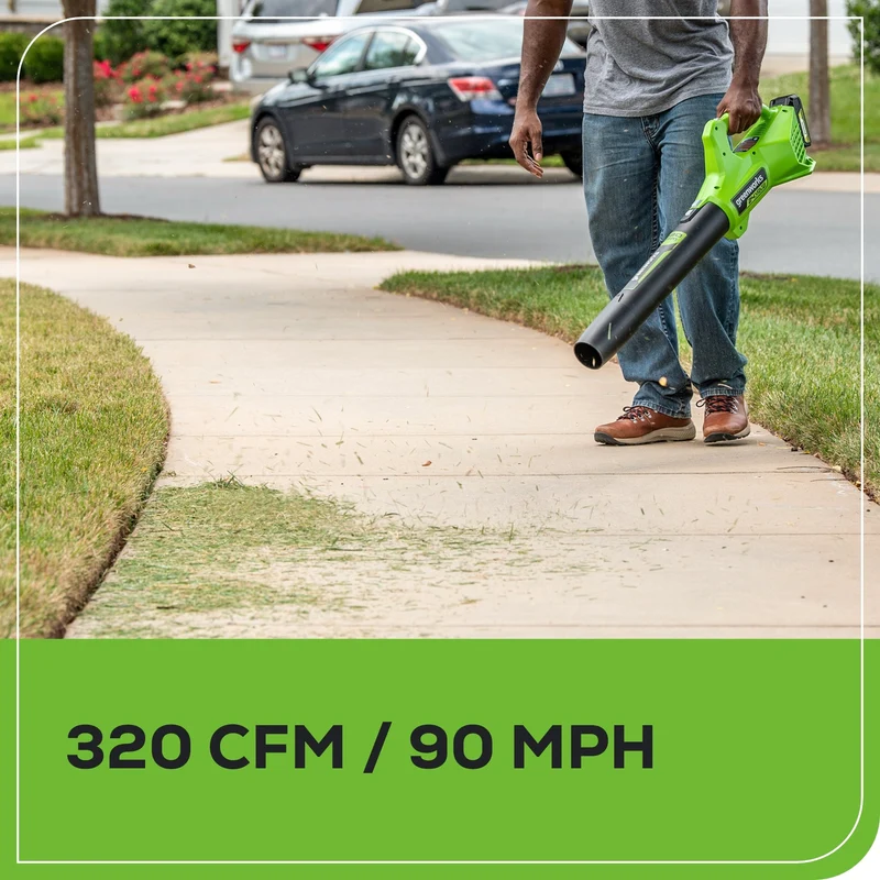 48V (24V x 2) 20" Cordless Battery Push Mower 3pc Combo Kit: (2) 4.0 Ah Batteries and Dual-Port Chargers