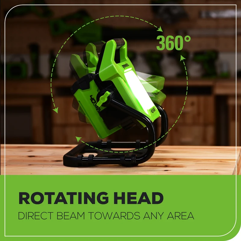40V AC/DC 2000 Lumen LED Work Light (Tool Only)