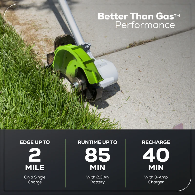 80V 8" Brushless Edger Gen 2 (Tool Only)