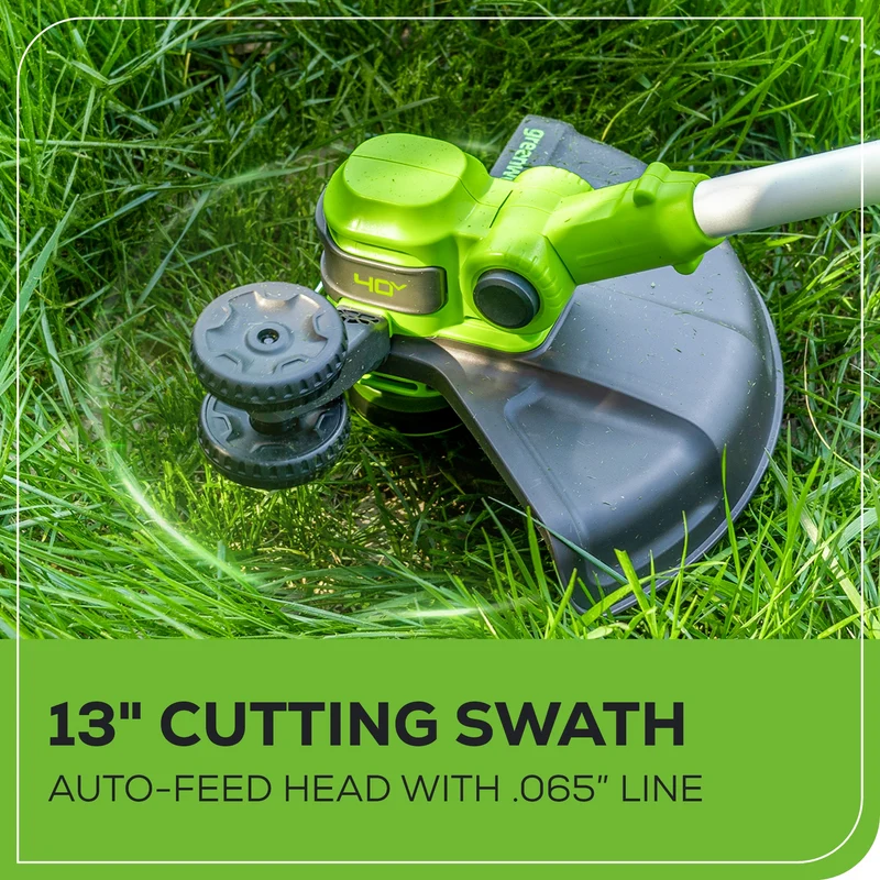 40V 13" Gen 2 Cordless Battery String Trimmer / Edger: 2.0 Ah Battery and Charger
