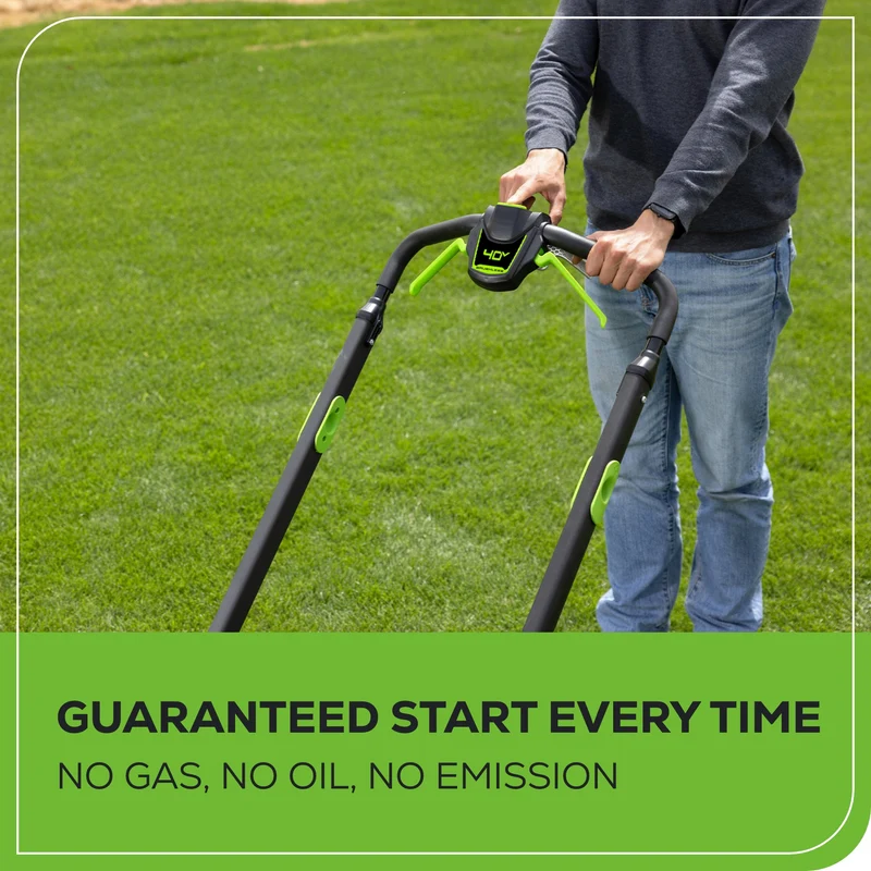 40V 21" Cordless Battery Self-Propelled Lawn Mower: 5.0 Ah Battery and 2A Charger, LM2144S