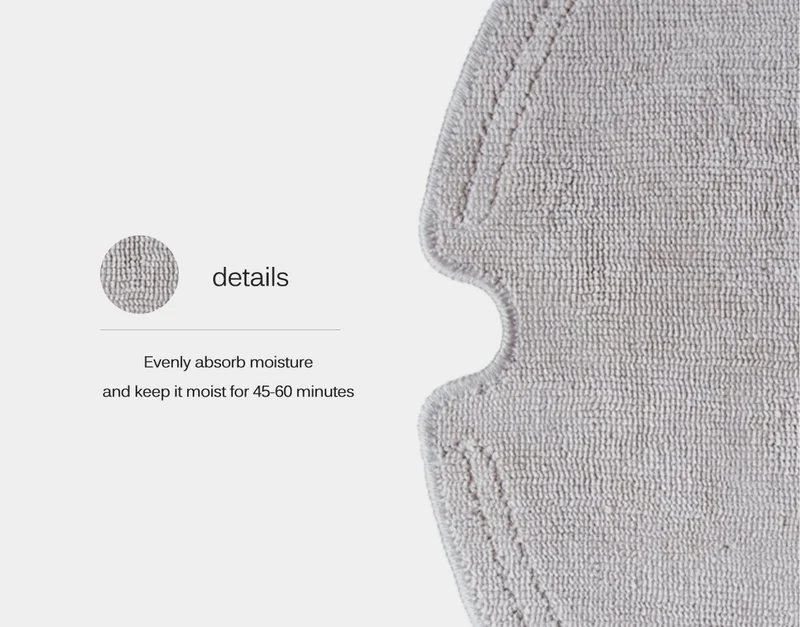 Originele Dweildoeken voor Xiaomi Roborock V1, S50, S55, S5 Max, S6 Robotstofzuiger (2 stuks)