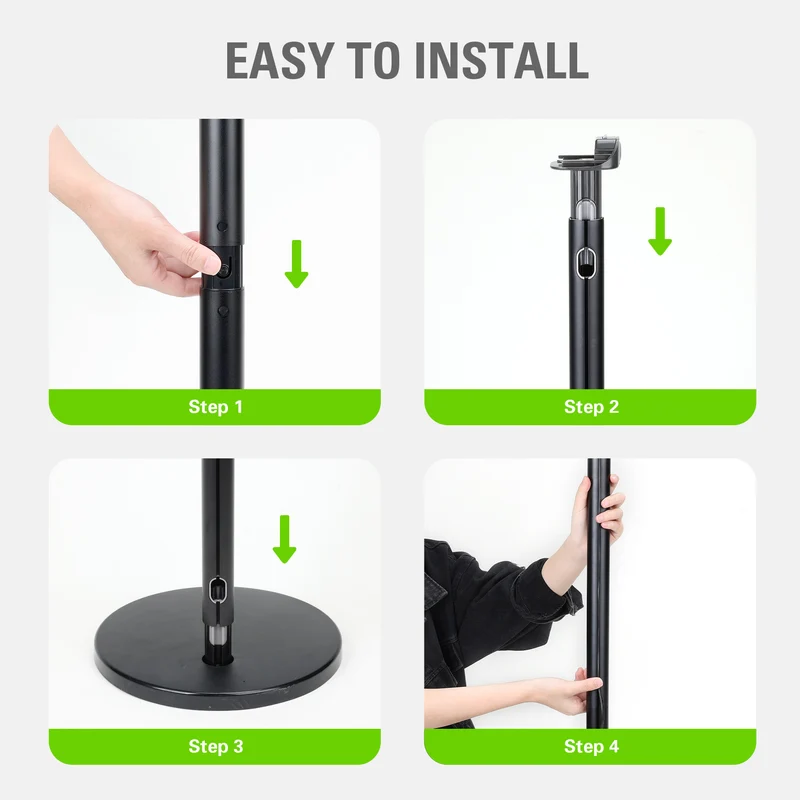 24V Stick Vac Stand - Black