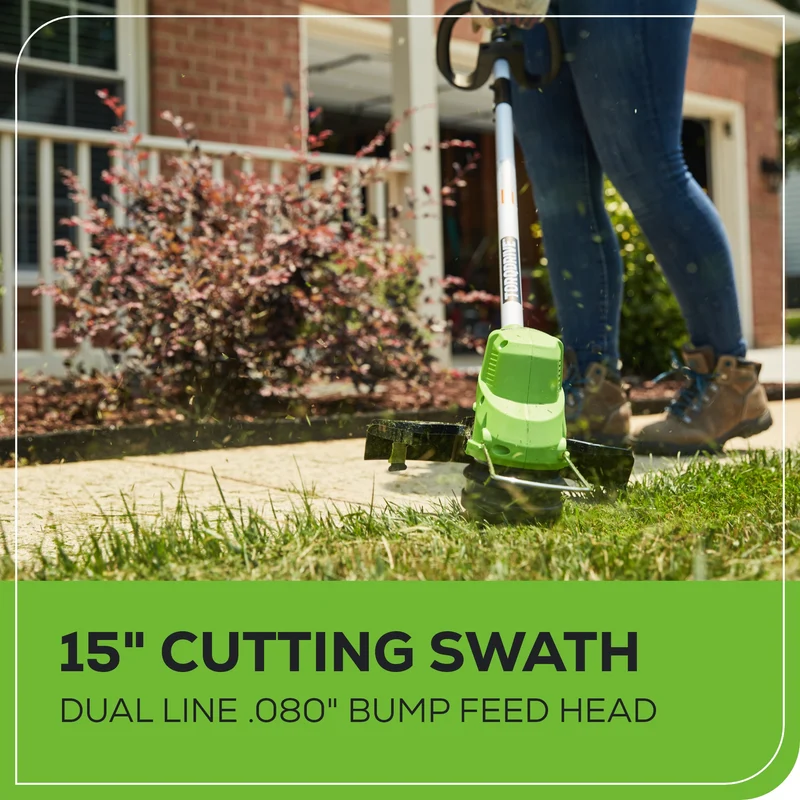 40V 15" Gen 2 Cordless Battery String Trimmer (Tool Only)