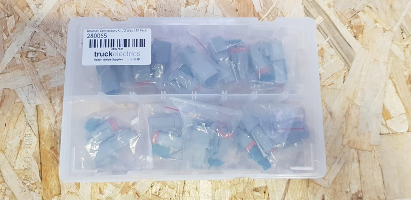 Steckverbinder-Kit im deutschen Stil / 2-Wege / 20er-Pack