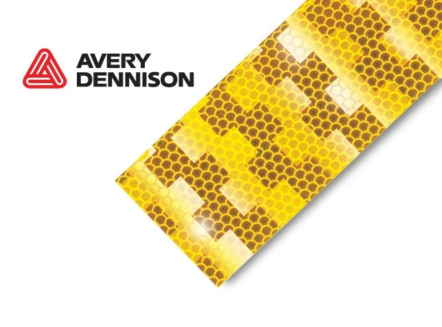 Avery Dennison Conspicuity Tape ECE 104-geprüft, 12.5 m AMBER