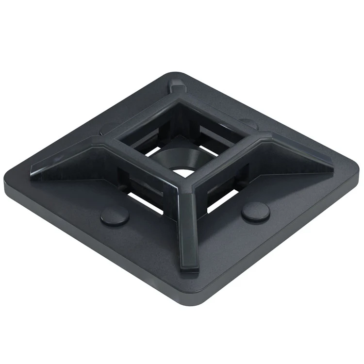 Klebebasis für Kabelbinder – Geeignet für 3.6 mm Kabelbinder / Packung mit 100 Stück
