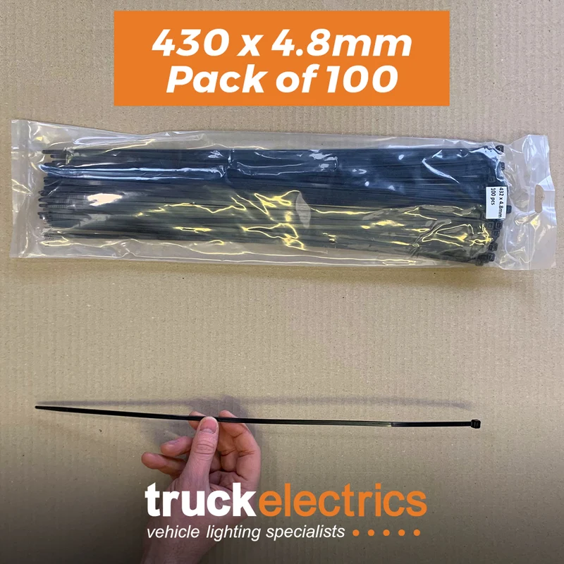 Kabelbinder 430 x 4.8 mm / Packung mit 100 Stück