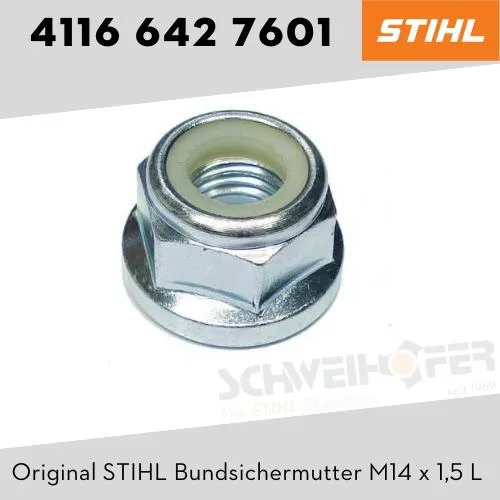STIHL Bundsichermutter M14 x 1,5 links